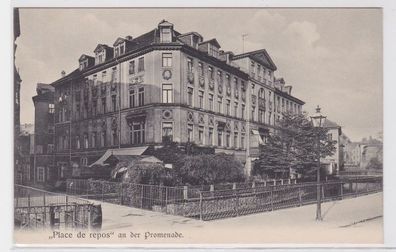 88338 AK Leipzig - Place de repos' an der Promenade 1907