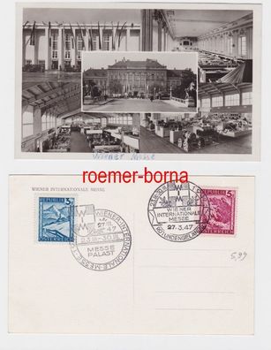 62550 Ak Wiener internationale Messe Rotundengelände 1947
