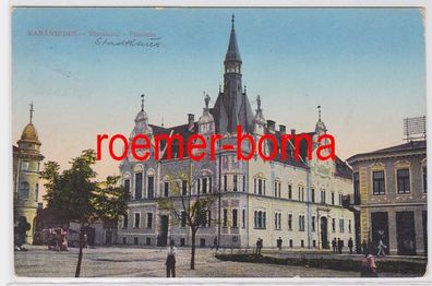 82977 Ak Karansebes Rumänien Stadthaus 1912