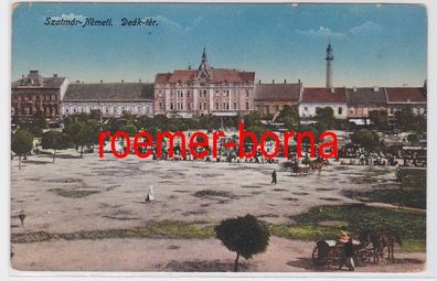 83094 Ak Szatmár-Németi Komitat Sathmar Rumänien Deák Tér 1916