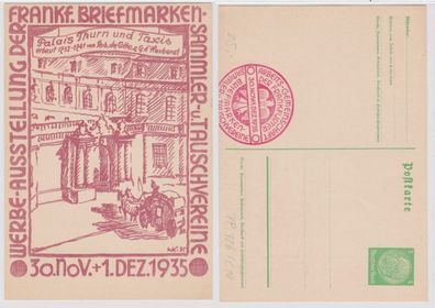 96294 Privatganzsache PP126/ C10 Werbe-Ausstellung der Frankf. Briefmarkensammler