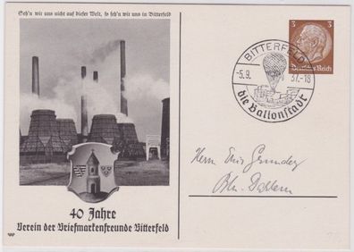96899 Privatganzsache PP122/ D3 40 Jahre Verein der Briefmarkenfreunde Bitterfeld