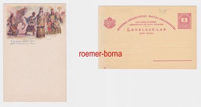82598 Ganzsachen Postkarte A Rédi Magyar Vallásból a Táltos 1896