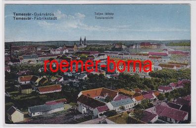 83092 Feldpost Ak Temesvar Ungarn Fabrikstadt Totalansicht 1917