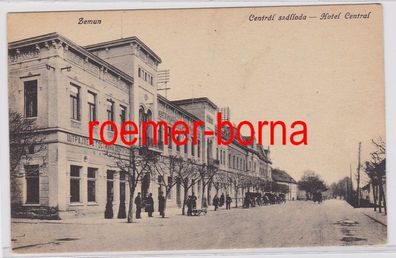 83205 Ak Zemun Ungarn Hotel Zentral um 1915