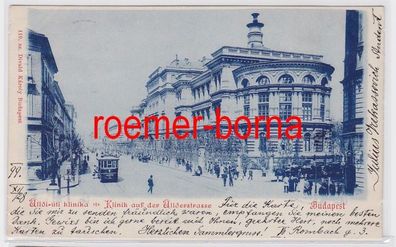 83212 Ak Budapest Ungarn Klinik auf der Üllöerstrasse 1899