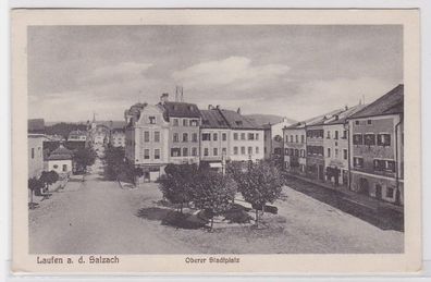 79018 AK Laufen an der Salzach - Oberer Stadtplatz, Bahnpost 1928