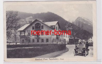72864 Ak Gasthof Post Tannheim in Tirol 1921