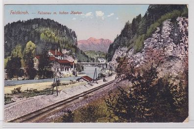 90710 Ak Feldkirch Vorarlberg Felsenau mit hohen Kasten 1912