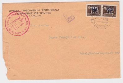 96498 seltener Brief Besetzung Ljubljanas Staatssicherheitsdienst 1944
