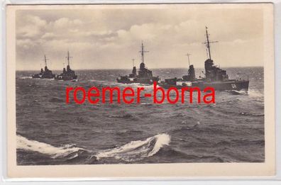 85313 Foto Ak Torpedoboote um 1940