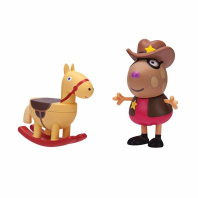 Peppa Pig Spielset Cowboy Pedros Westernabenteuer Spielfigur mit Zubehör PEP0483