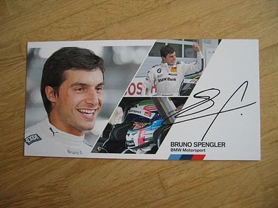 BMW Motorsport Rennfahrer Bruno Spengler - Autogramm!!!