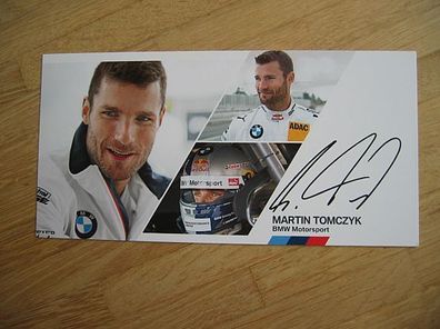 BMW Motorsport Rennfahrer Martin Tomczyk - Autogramm!!!