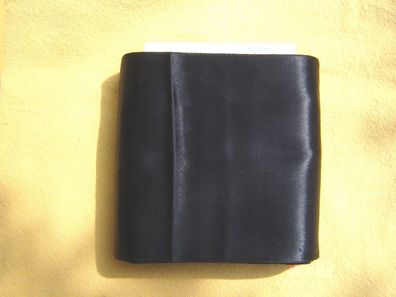 Satinband 15 cm breit schwarz hochwertig feste Satin Qualität Hutband je 1m
