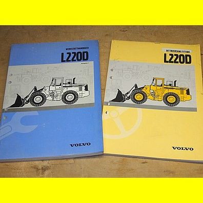 Werkstatthandbuch Volvo L220D - Ausgabe 1 + Betriebsanleitung