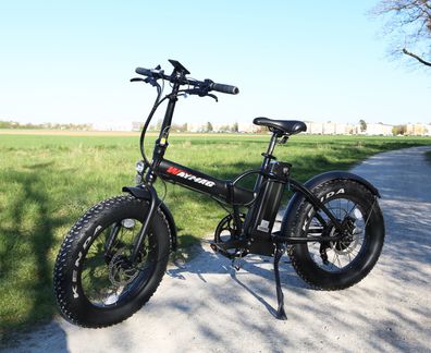 WAYMAG e-Bike Fatbike WMX20 Pedelec, Elektrofahrrad mit 250W Motor 7 Gang