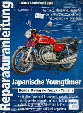 6008 - Reparaturanleitung Japanische Youngtimer, Honda, Kawasaki, Suzuki, Yamaha