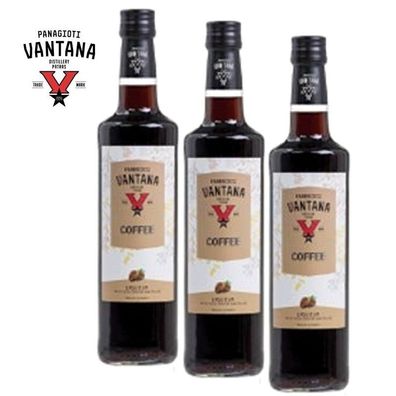 Vantana Liqueur Café Kaffeelikör 3x 700ml aus Patras Griechenland
