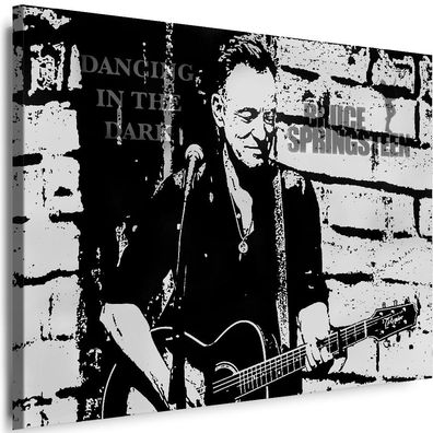 Myartstyle Bilder Bruce Springsteen Musik Band Leinwandbilder Xxl Top