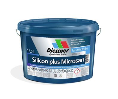 Diessner Silicon Plus Microsan 5 Liter weiß