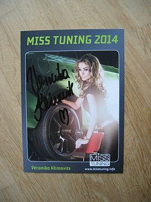 Sexy Miss Tuning 2014 Veronika Klimovits - handsigniertes Autogramm!!!