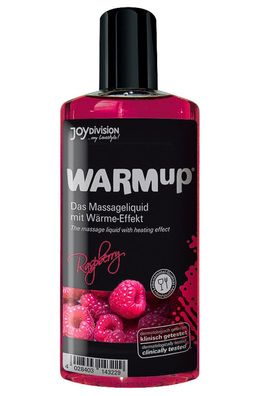 Joydivision WARMup Himbeere 150 ml Massageöl Massage Öl Wärme Effekt essbar
