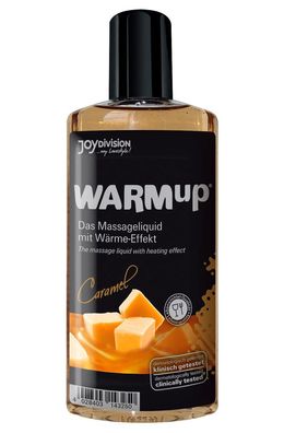 Joydivision WARMup Caramel 150 ml Massageöl Massage Öl Wärme Effekt essbar