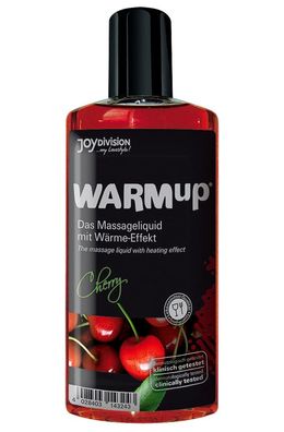 Joydivision WARMup Kirsch 150 ml Massageöl Massage Öl Wärme Effekt essbar