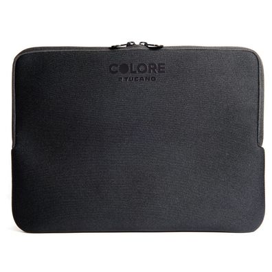 Notebook Sleeve Schwarz Neopren bis 39cm 15,4 Zoll MacBook Pro 15 Tasche