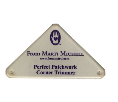 Marti Michell 8064 Ecken-Trimm-Schablone, Corner Trimmer, Perfect Patchwork