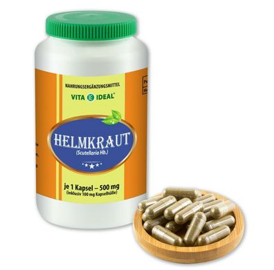 Vitaideal ® Helmkraut Kapseln je 500mg ohne Zusatzstoffe