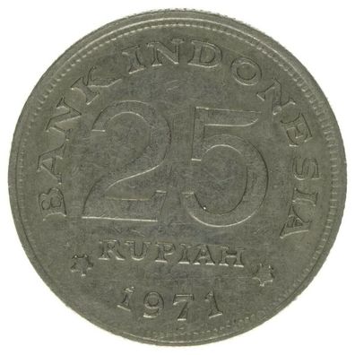 Indonesien 25 Rupiah 1971 A52245