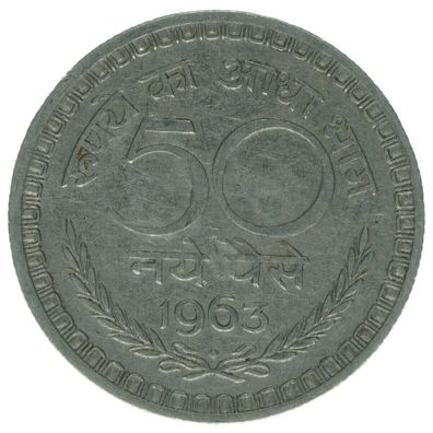 Indien 50 Paise 1963 A52074