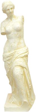 Figur Frau alt Effekt zerbröckelt Design Kunst Hand bemalt Statue Skulptur Büste