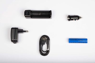 Walther Multi Charging Kit für Lithium Akkus inkl. Ladegerät schwarz