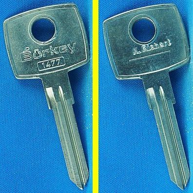 Schlüsselrohling Börkey 1477 für verschiedene Clausor Profil MV / Mercedes
