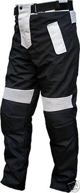 Motorradhose Textil schwarz/ grau