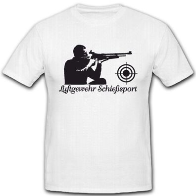 Sportschützen Pistole Gewehr Sportschießen Luftgewehr- T Shirt #4280