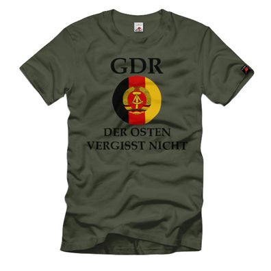 Der OSTEN vergist nicht ! DDR NVA Volksarmee Ostdeutschland T-Shirt #24379