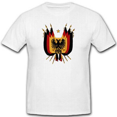 Preußen Wk Imperium Flagge Wh Adler Wappen Abzeichen Emblem- T Shirt #3223