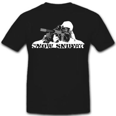 Snow Sniper Scharfschütze Wk Bundeswehr Soldat - T Shirt #3241