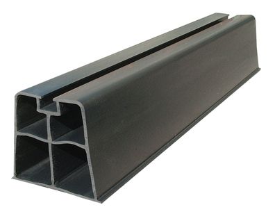 Plarock Standkonsole SB-500 PVC, schwarz, 500 mm, 140 KG pro Paar belastbar-