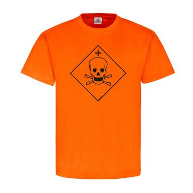 Sehr Giftig Chemie Zeichen Logo Flamme Brand T-Shirt#23918