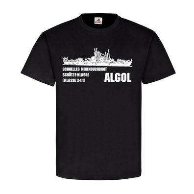 schnelles Minensuchboot Algol M 1068-1062 Schütze-Klasse T-Shirt#23839