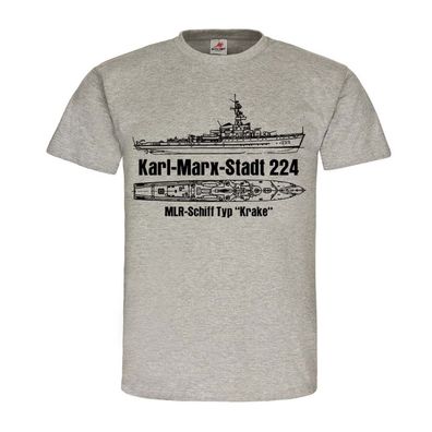 Karl-Marx-Stadt 224 MLR-Schiff Typ Krake NVA DDR Volksmarine Boot #23895