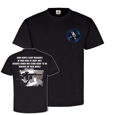 Delta Force George Orwell Zitat Typ2 Sniper USA Soldat US Army T-Shirt#23811