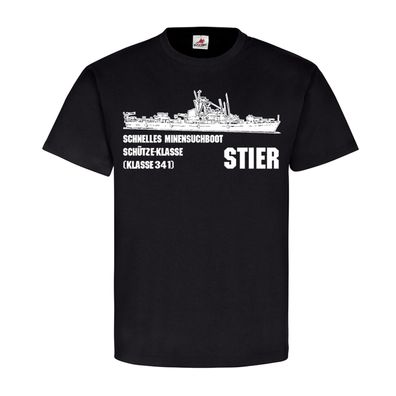 schnelles Minensuchboot Stier M 1063 Schütze-Klasse T-Shirt#23822