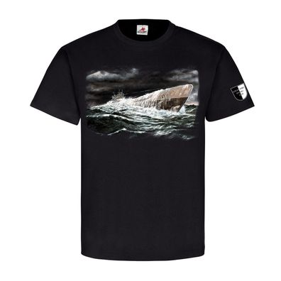 Lukas Wirp U995 Deutsches U-Boot Laboe Marine Meer Sturm T Shirt #23639