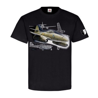 Lukas Wirp Me 262 Walter Schuck Düsenjet Luftwaffe Flugzeug T Shirt #23641